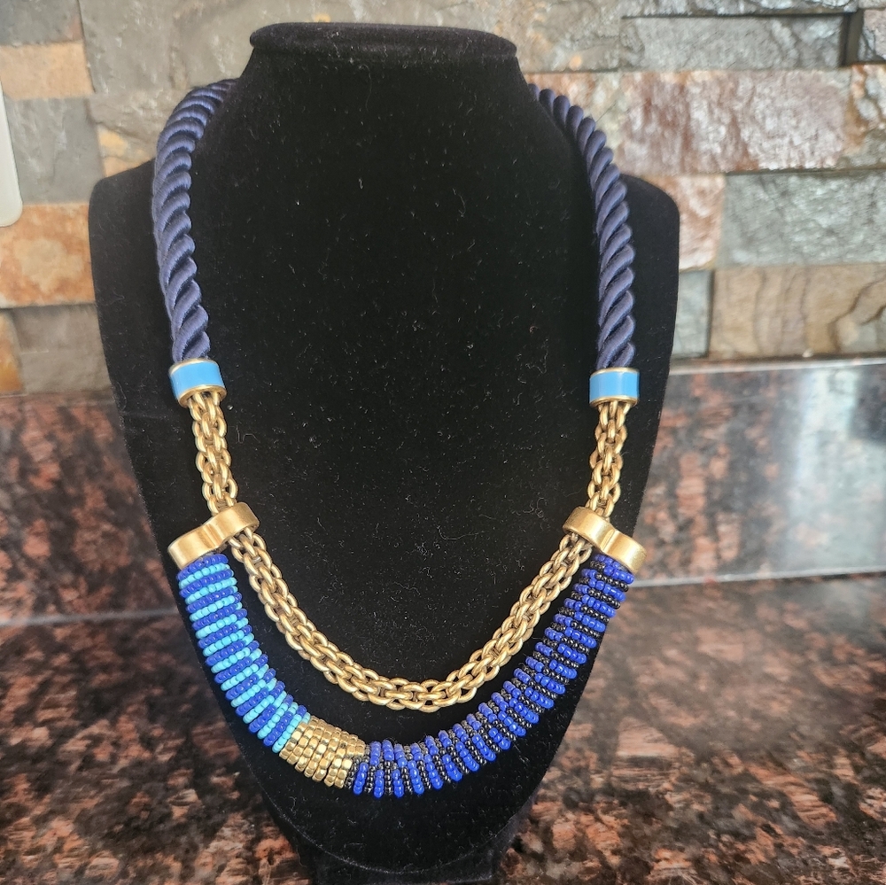 Stella & Dot Marine Collar Statement Neclace